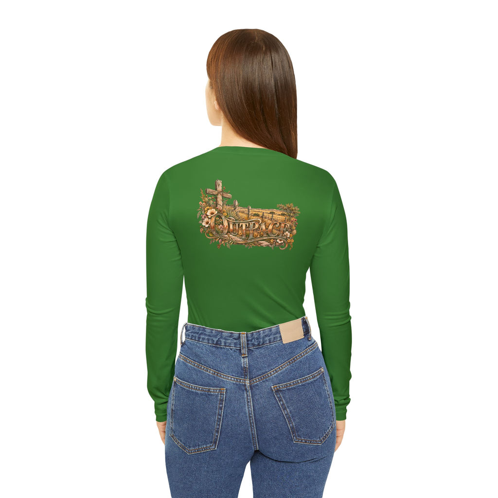 Women's Outpace Long Sleeve V-Neck Shirt