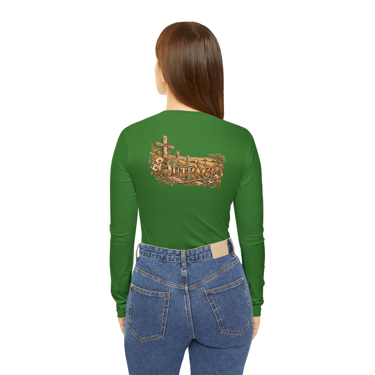 Women's Outpace Long Sleeve V-Neck Shirt