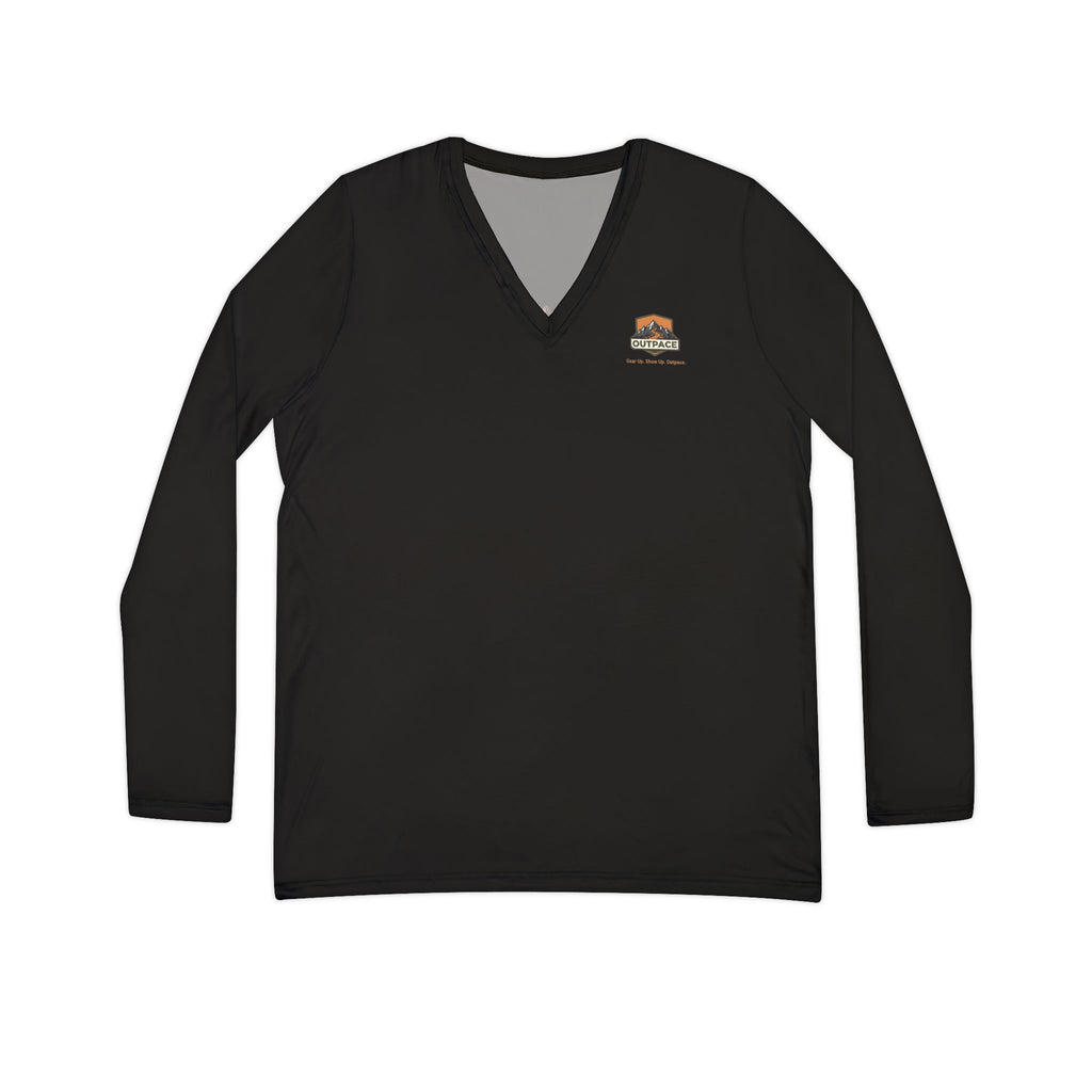 Women's Outpace Long Sleeve V-Neck Shirt