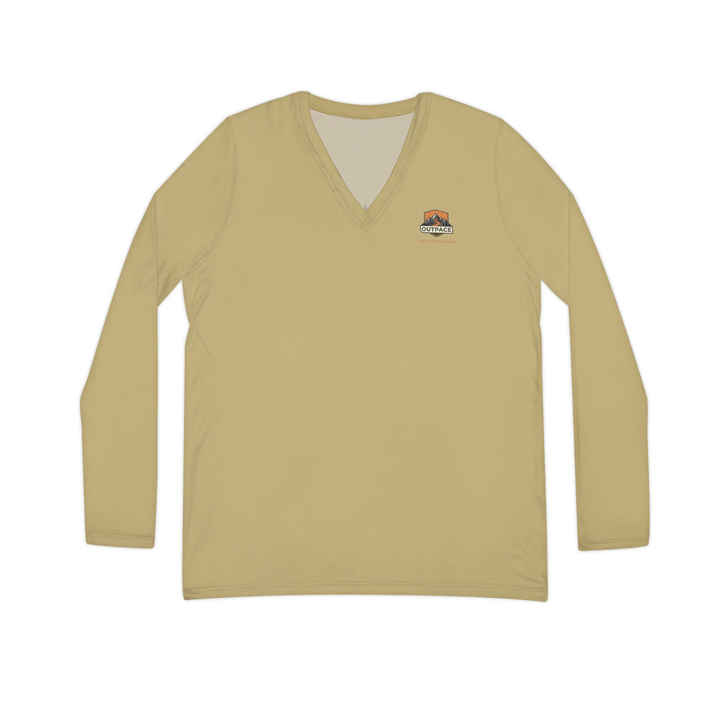 Women's Outpace Long Sleeve V-Neck Shirt