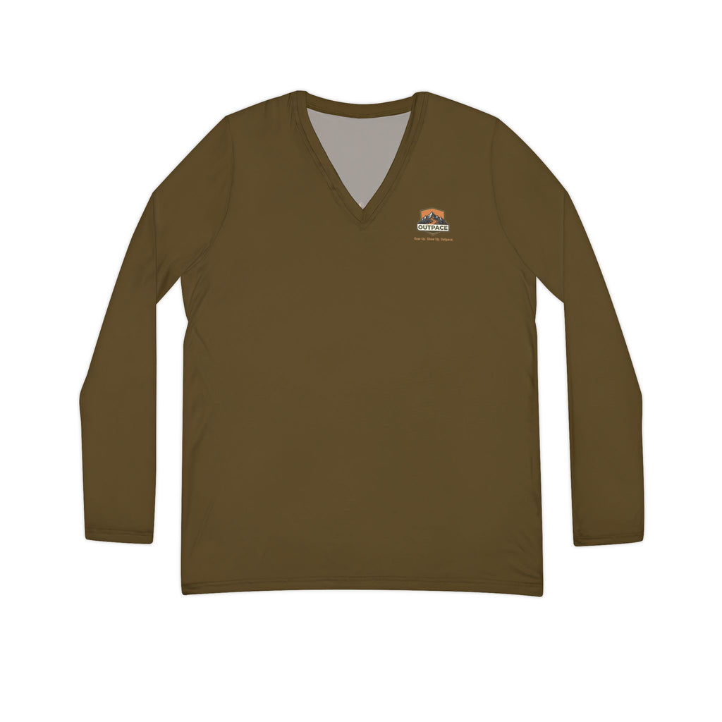 Women's Outpace Long Sleeve V-Neck Shirt