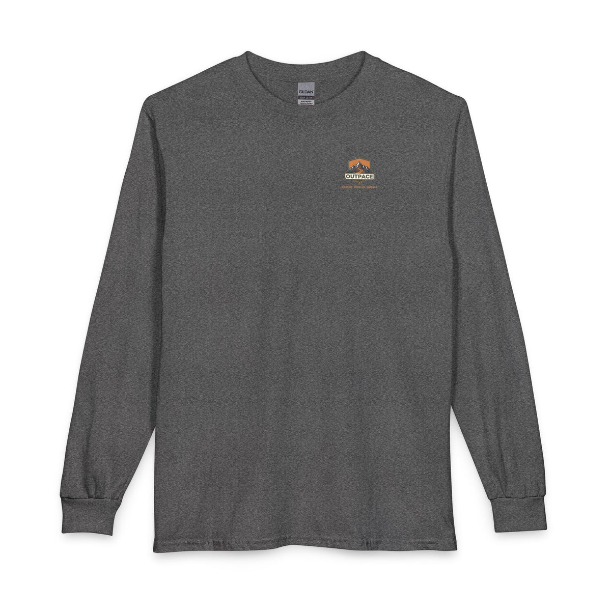OUTPACE Christian Cross Sunset Long Sleeve T-Shirt