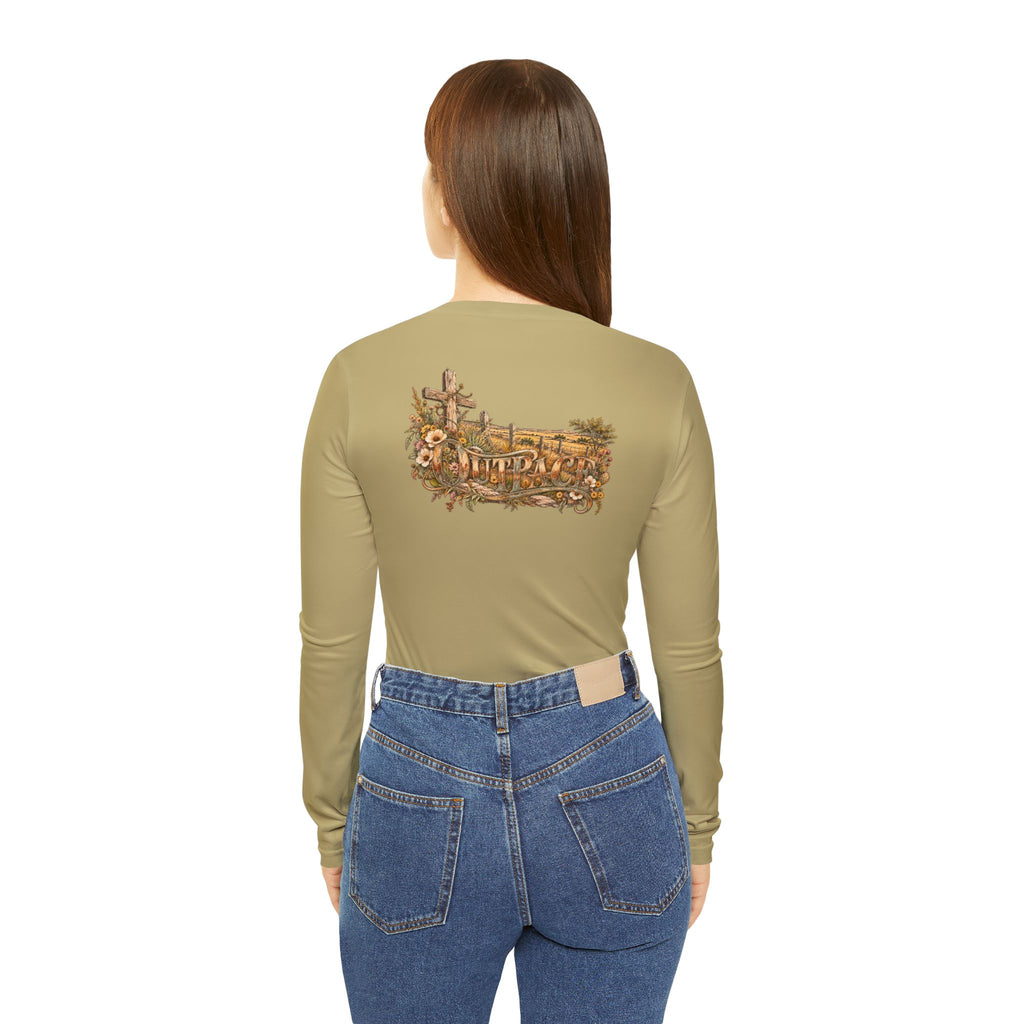 Women's Outpace Long Sleeve V-Neck Shirt