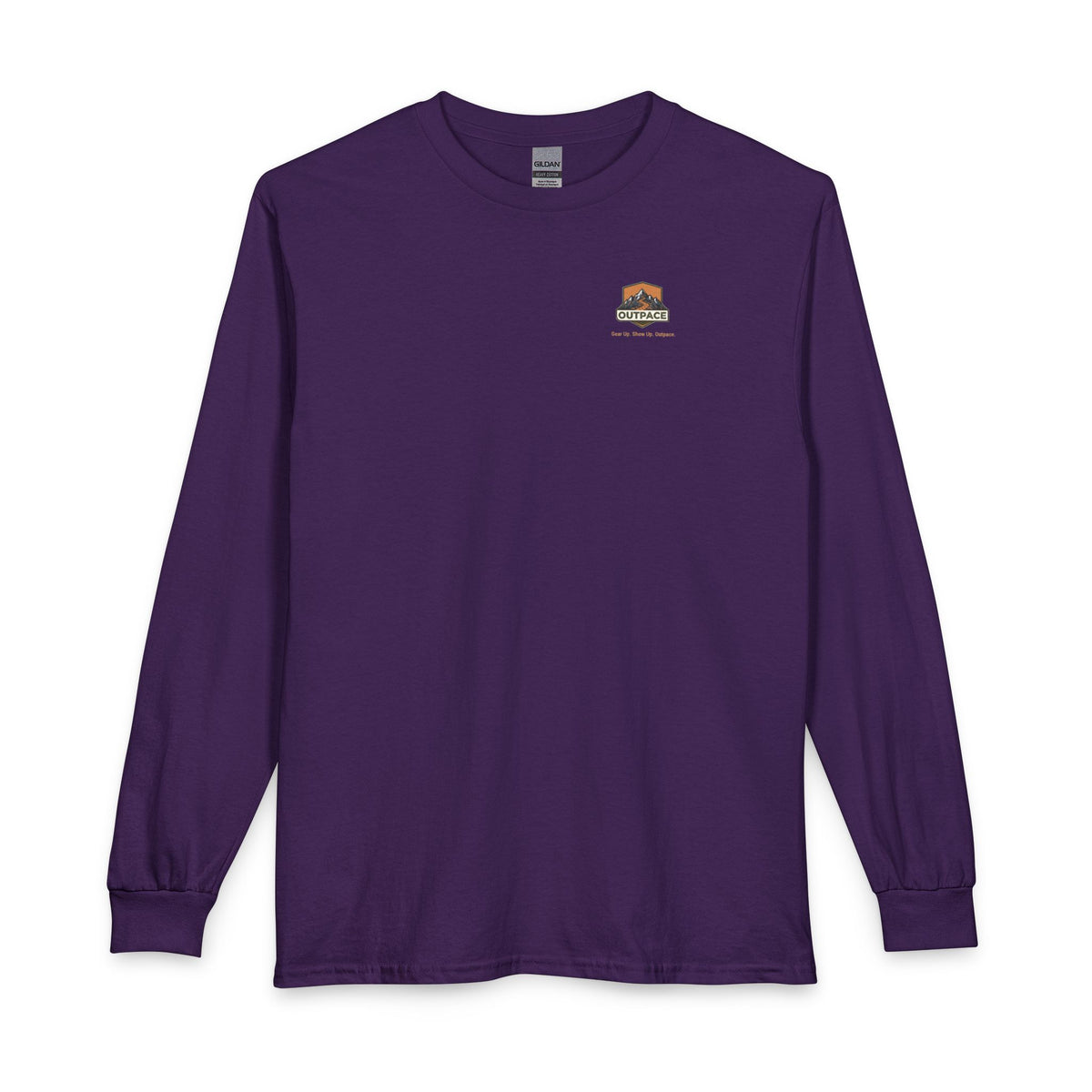 OUTPACE Christian Cross Sunset Long Sleeve T-Shirt