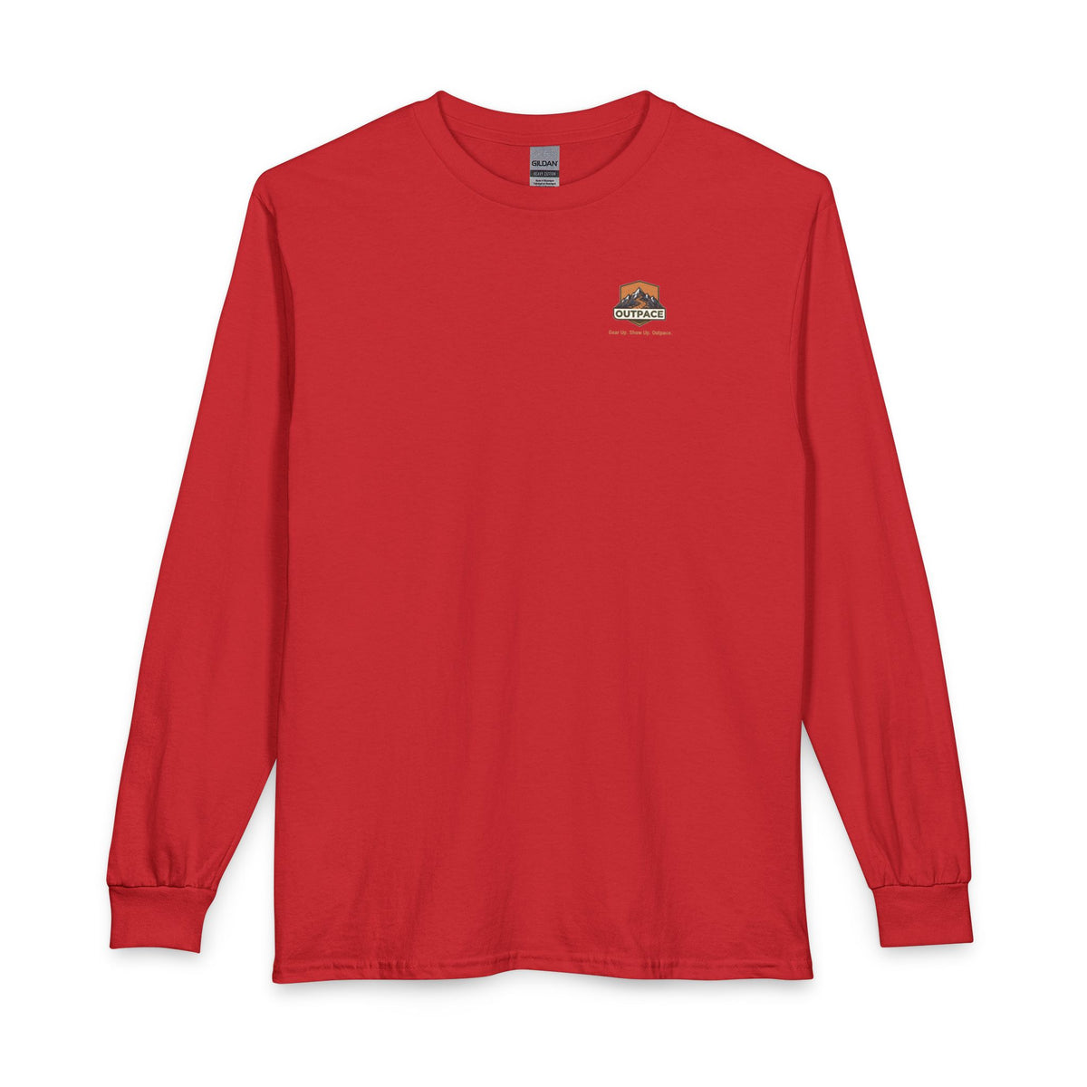 OUTPACE Christian Cross Sunset Long Sleeve T-Shirt