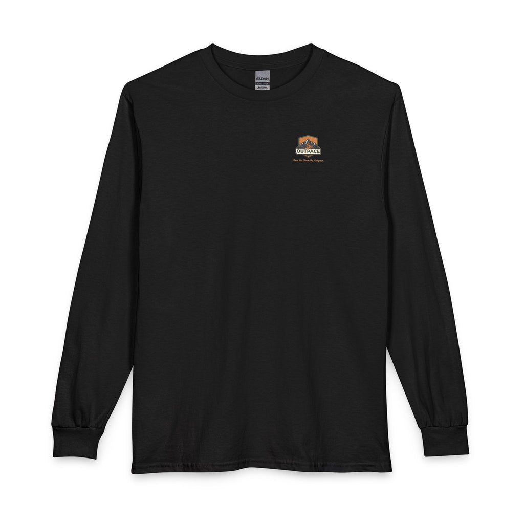OUTPACE Christian Cross Sunset Long Sleeve T-Shirt