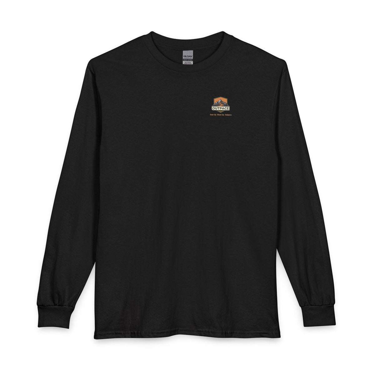 OUTPACE Christian Cross Sunset Long Sleeve T-Shirt