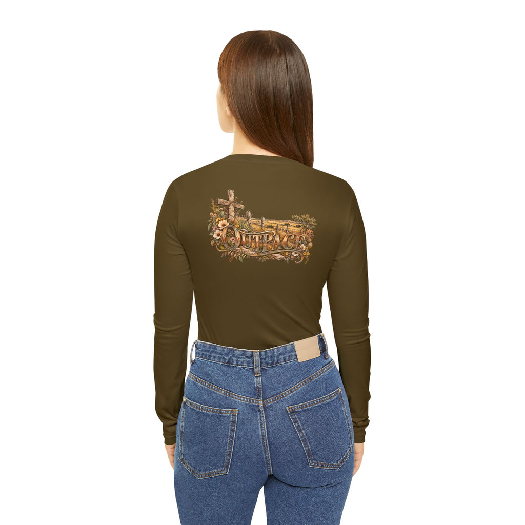 Women's Outpace Long Sleeve V-Neck Shirt