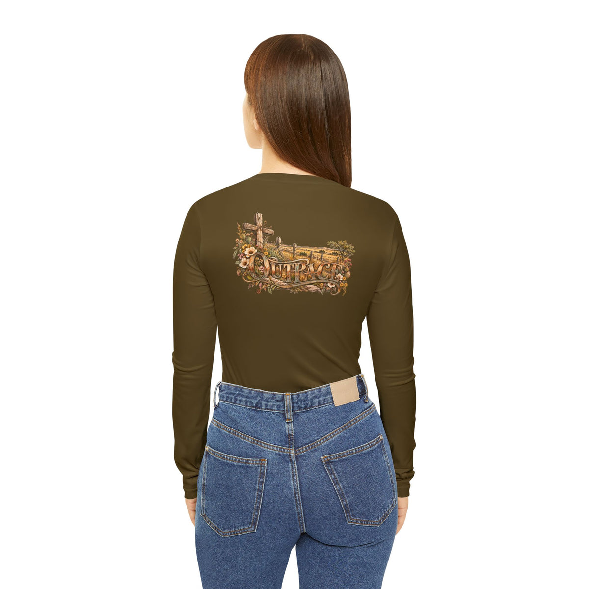 Women's Outpace Long Sleeve V-Neck Shirt