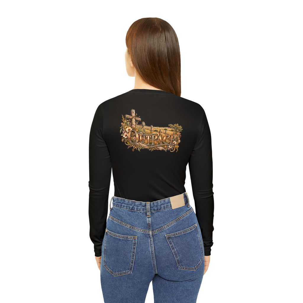 Women's Outpace Long Sleeve V-Neck Shirt