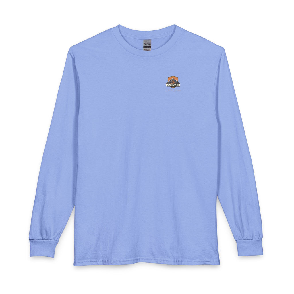 OUTPACE Christian Cross Sunset Long Sleeve T-Shirt