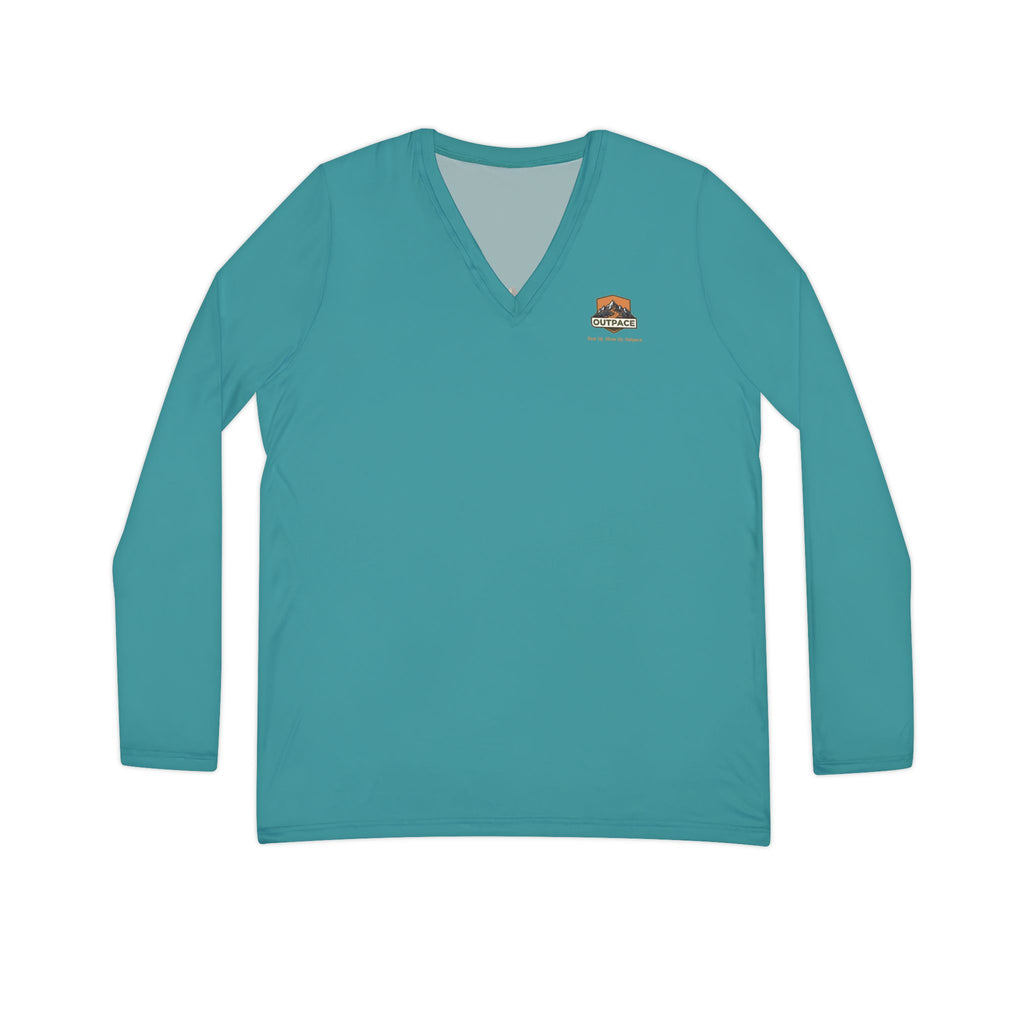 Women's Outpace Long Sleeve V-Neck Shirt