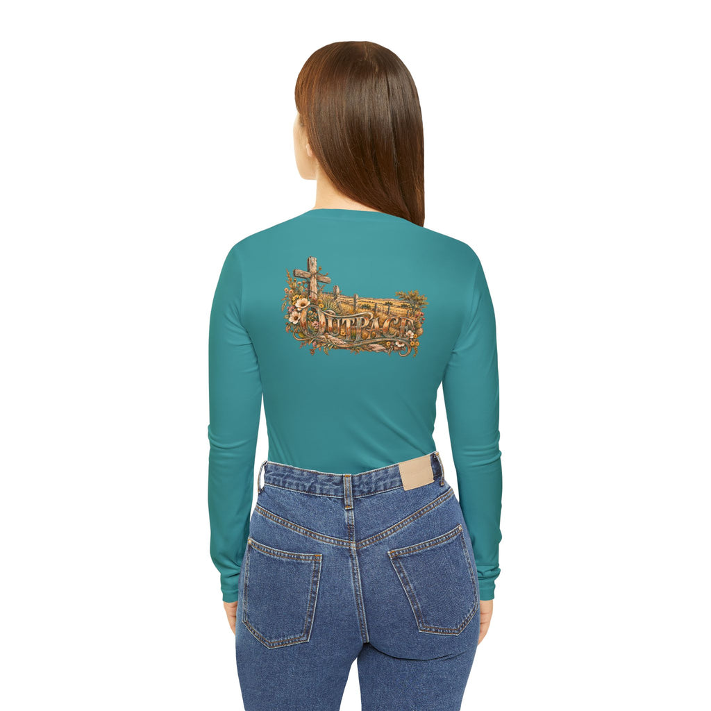 Women's Outpace Long Sleeve V-Neck Shirt