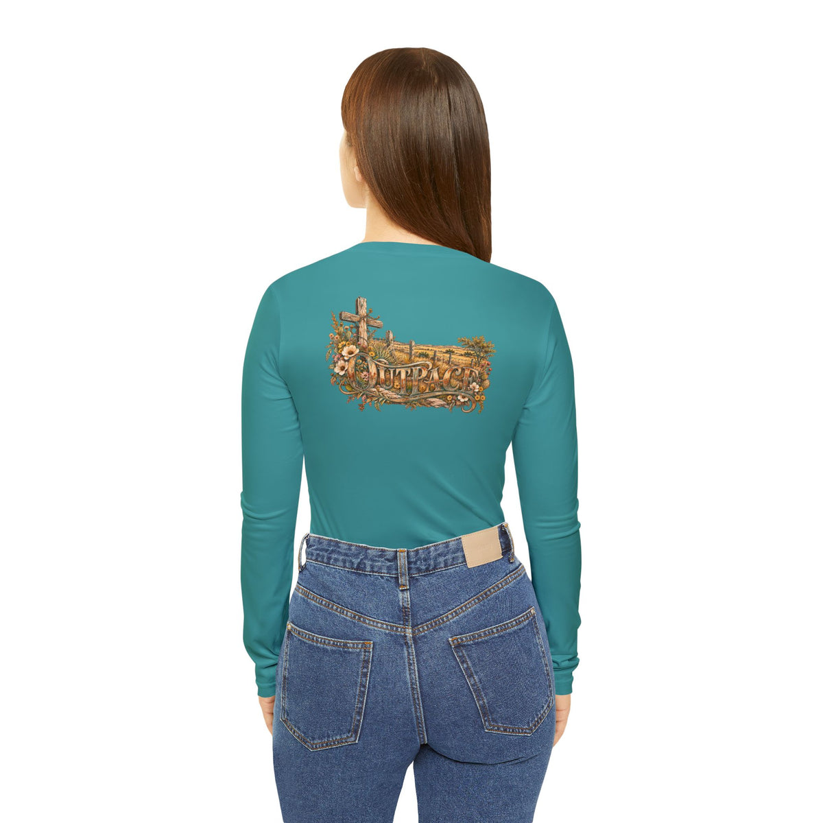 Women's Outpace Long Sleeve V-Neck Shirt