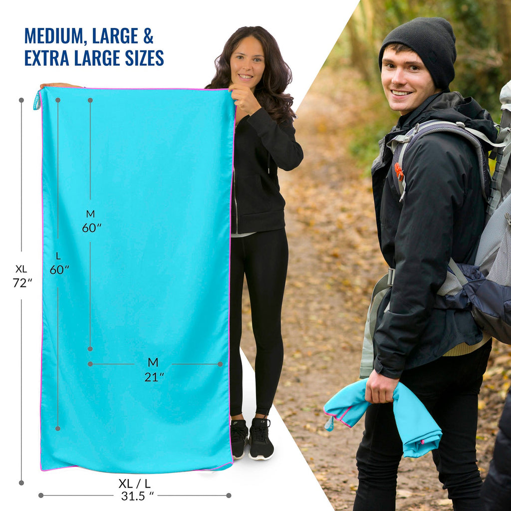Quick-Dry Microfiber Gym & Travel Towel