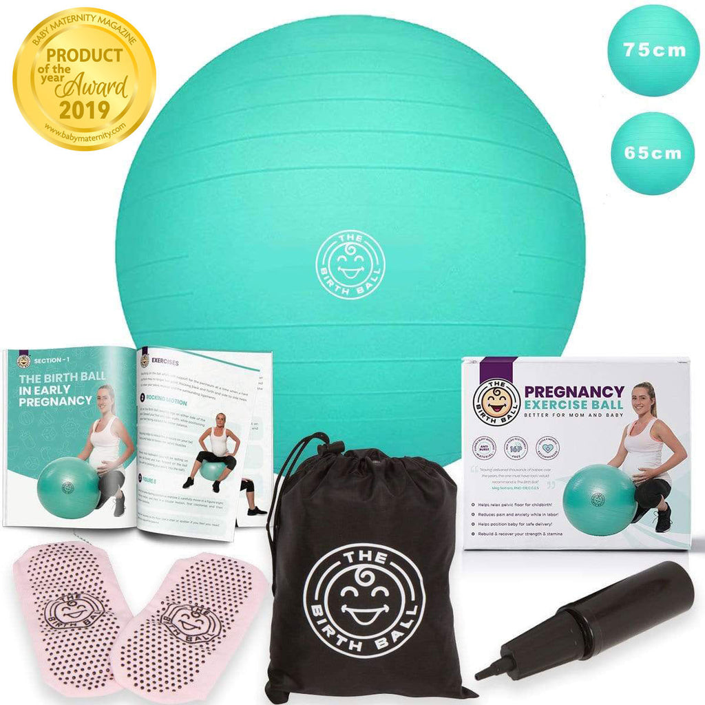Birthing Ball Kit – Doula & Midwife Recommended for Labor & Pregnancy