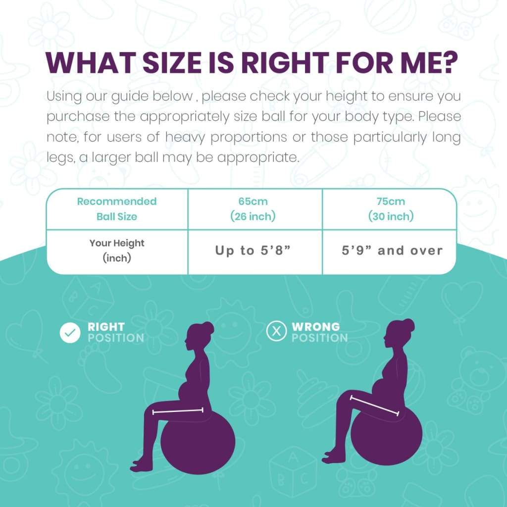 Birthing Ball Kit – Doula & Midwife Recommended for Labor & Pregnancy